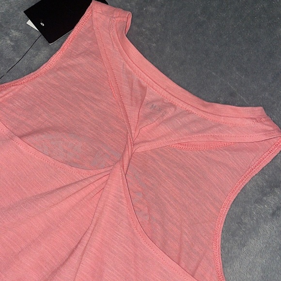 DKNY Donna Karen - girls twist back tank Size 12 -Silver iridescent print. - Picture 10 of 11